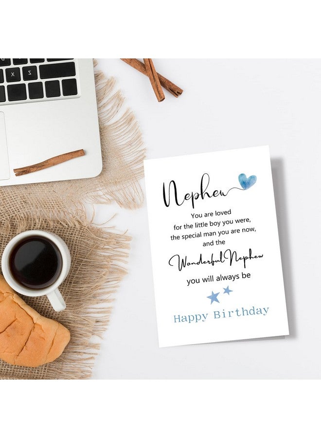 Spercy Nephew Birthday Card, Happy Birthday Card Gift For Nephew, 16Th 18Th 21St 30Th Birthday Card From Aunt Uncle, Wonderful Nephew Card - Image 5