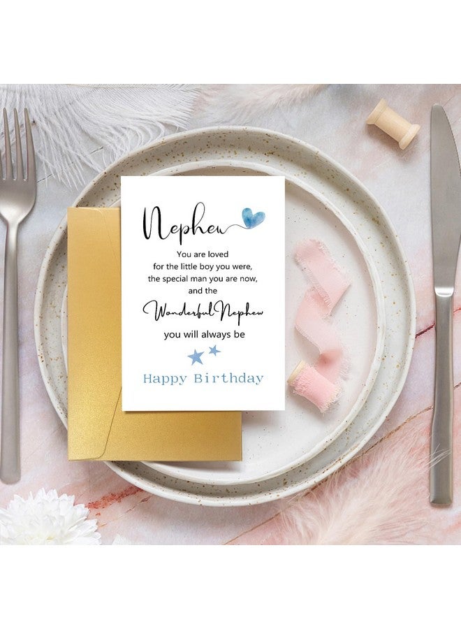 Spercy Nephew Birthday Card, Happy Birthday Card Gift For Nephew, 16Th 18Th 21St 30Th Birthday Card From Aunt Uncle, Wonderful Nephew Card - Image 4