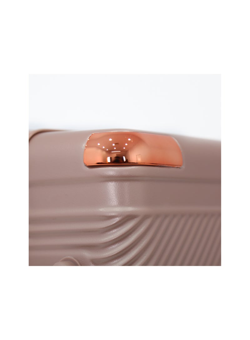 AMERICAN FLYER Luggage Set of 3 – Hardshell Trolley Bags with Secure Lock, Multi-Compartment Storage & Spinner Wheels,Rose Gold(S-20",M-24",L-28") - Image 5