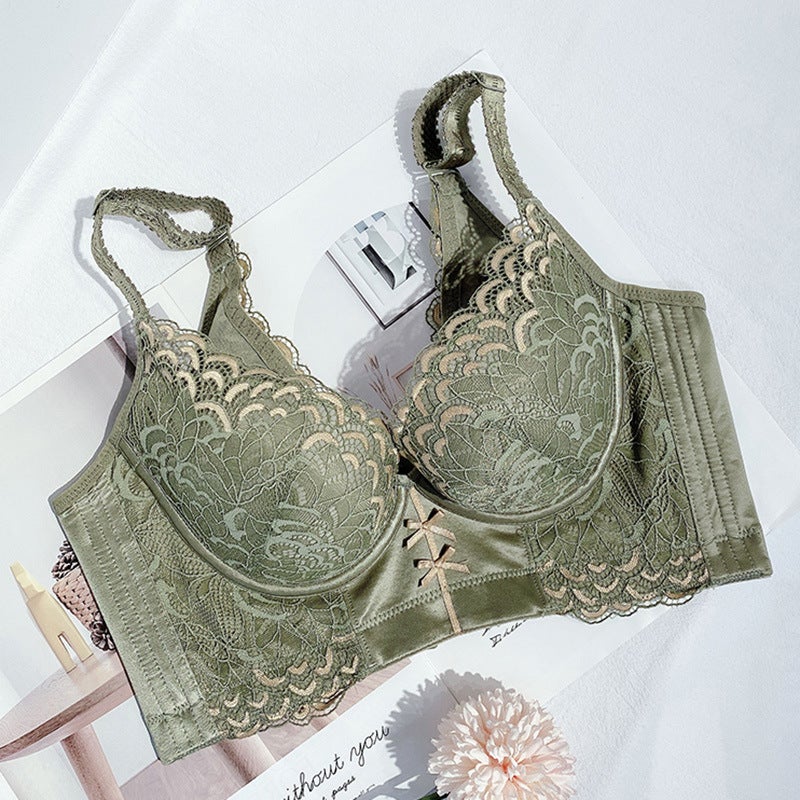 Adjustable Bra with Thick Mold Cup and Rear Buckle