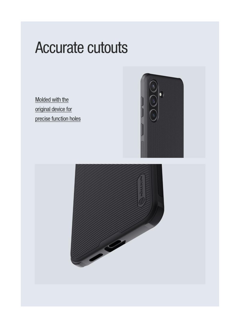 Nillkin Super Frosted Shield Pro Magnetic Series Cover Case Designed For Samsung Galaxy S24 Plus - Black - Image 2