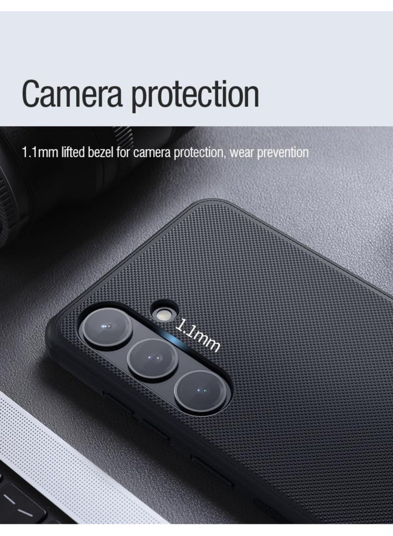 Nillkin Super Frosted Shield Pro Magnetic Series Cover Case Designed For Samsung Galaxy S24 Plus - Black - Image 4