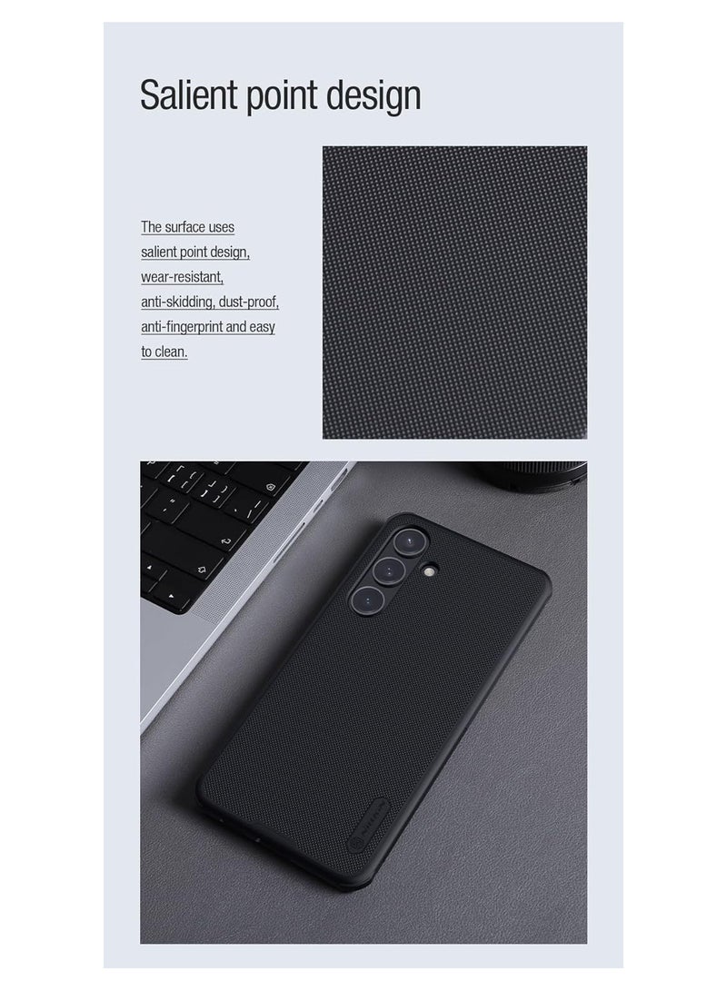 Nillkin Super Frosted Shield Pro Magnetic Series Cover Case Designed For Samsung Galaxy S24 Plus - Black - Image 5