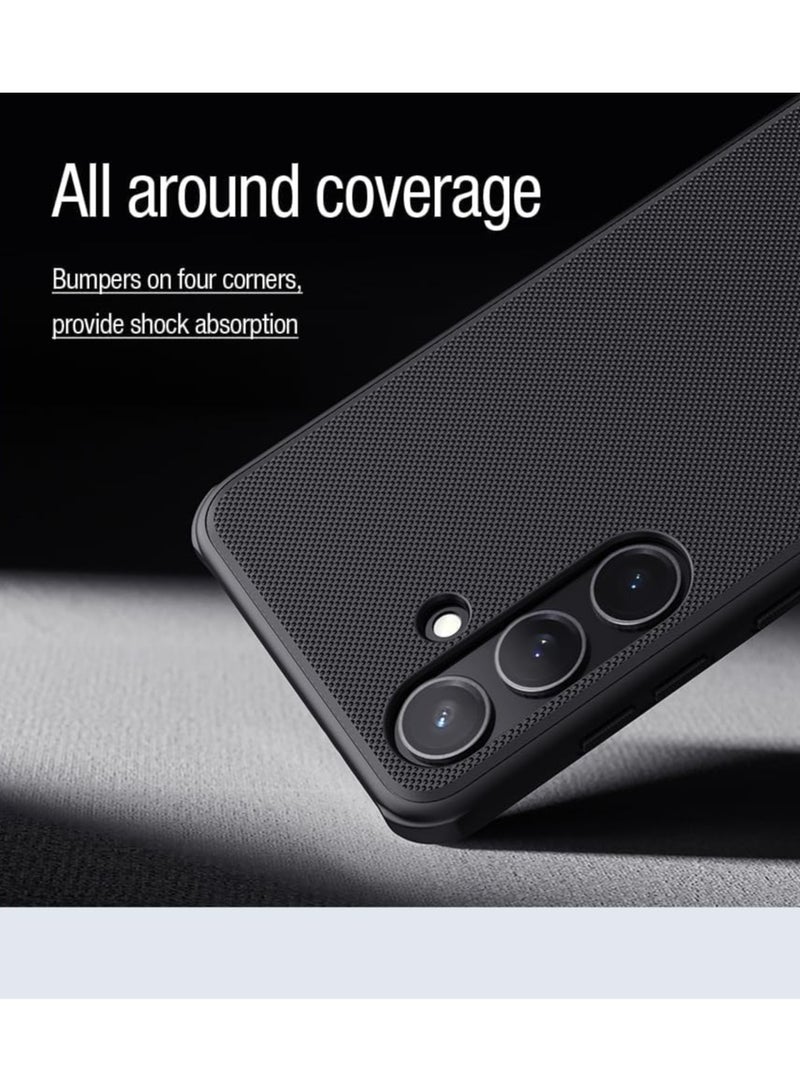 Nillkin Super Frosted Shield Pro Magnetic Series Cover Case Designed For Samsung Galaxy S24 Plus - Black - Image 3