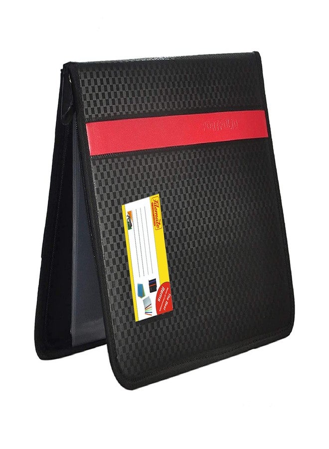 Filemate Portfolio File Folder No.406-B4 (20 Document Sleeves) / Executive Folder/Conference Folder/Portfolio Chain Bag/Document Bag (B4 or Degree Size: 16 X 11 inch) Black Color - Image 3