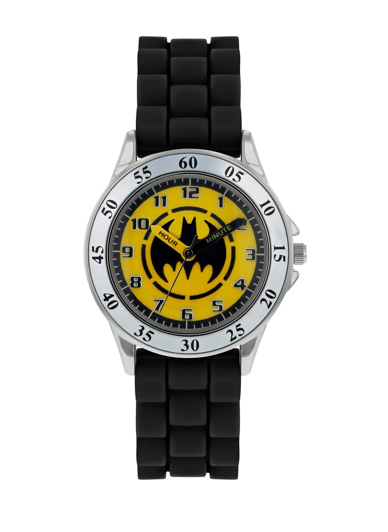 Batman Warner Brothers Batman Black Silicon Strap Watch - BAT9522