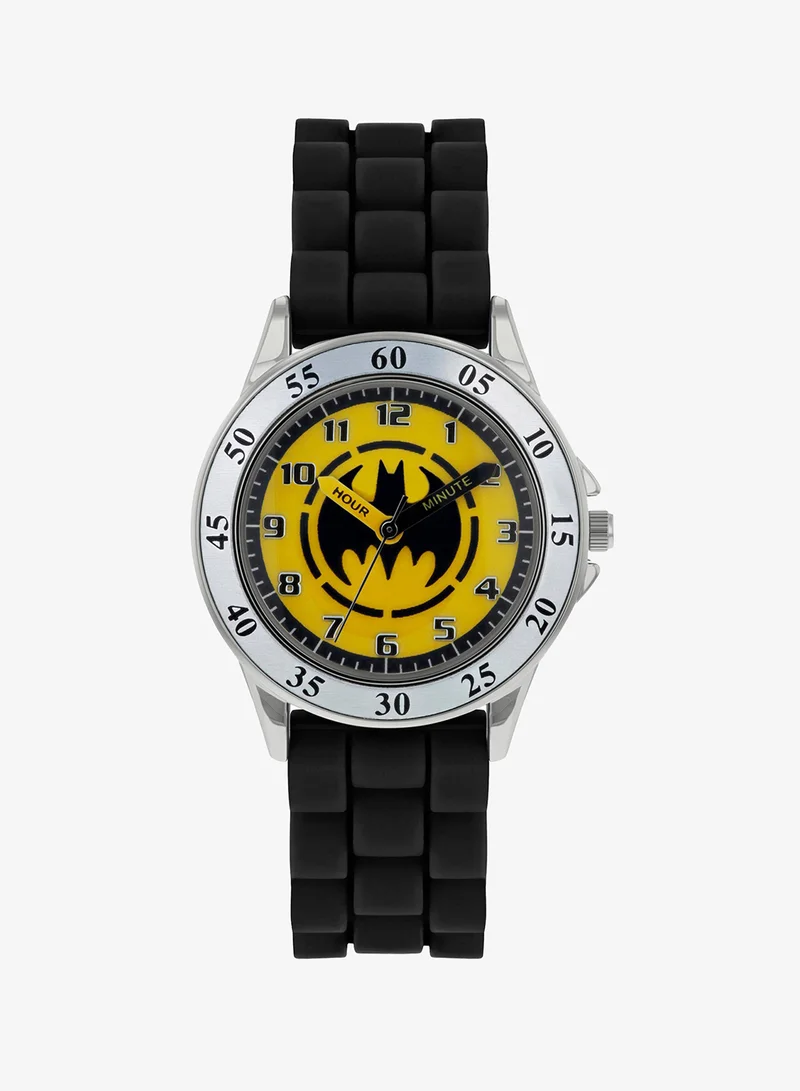 Batman Warner Brothers Batman Black Silicon Strap Watch - BAT9522