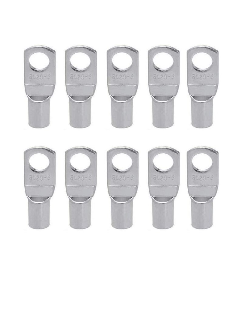 Copper Cable Lugs 10Pcs Set-Wire Terminals, Connector Cable lugs Ring Battery SC Terminals, for Marine, Solar, Automotive, Electric, Home Applications etc (Hole Size 14mm, Cable Size 150mm)  - Image 1