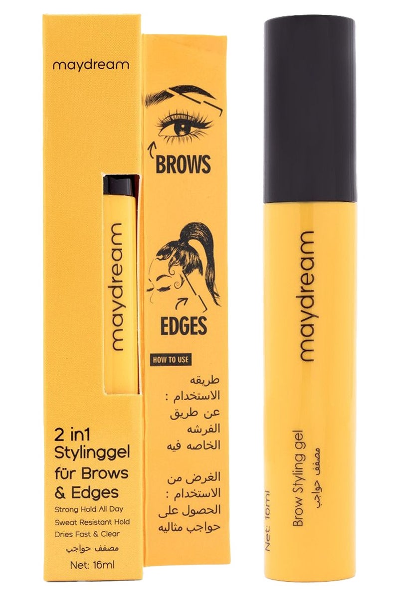 مي دريم ماسكارا جل للرموش والحواجب وتثبيت الحواف - Image 1