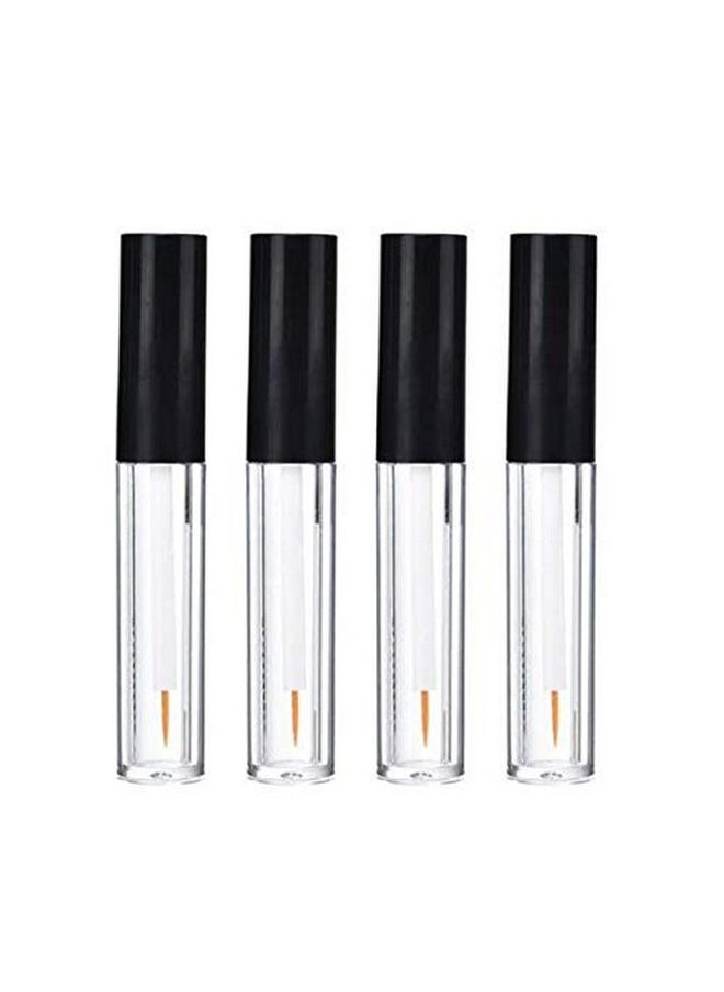 Aeyistry - Aeyistry 4 Pcs 5ml Transparent Plastic Empty Eyeliner Tube,Eyelash Extension Liquid Storage Holder Container,DIY Makeup Tool - Image 1