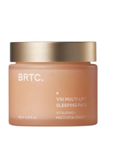 BRTC V10 Multi-Lift Sleeping Pack | Overnight Mask for Face Moisturizer, Moisturizing and Nourishing | Korean Skincare (80 ml, 2.70 oz)  - Image 1