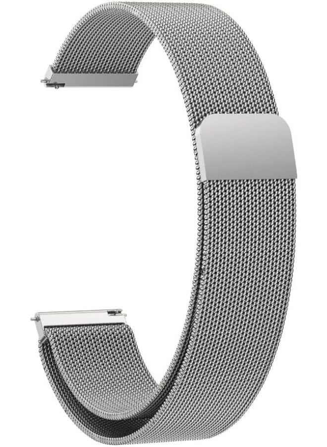 Next Store 18mm Stainless Steel Magnetic Metal Smart Watch Band | Compatible with Huawei Watch gt4 41mm & gt5 41mm & gt6 41mm Stylish Adjustable Replacement Strap Durable Comfortable - Image 2