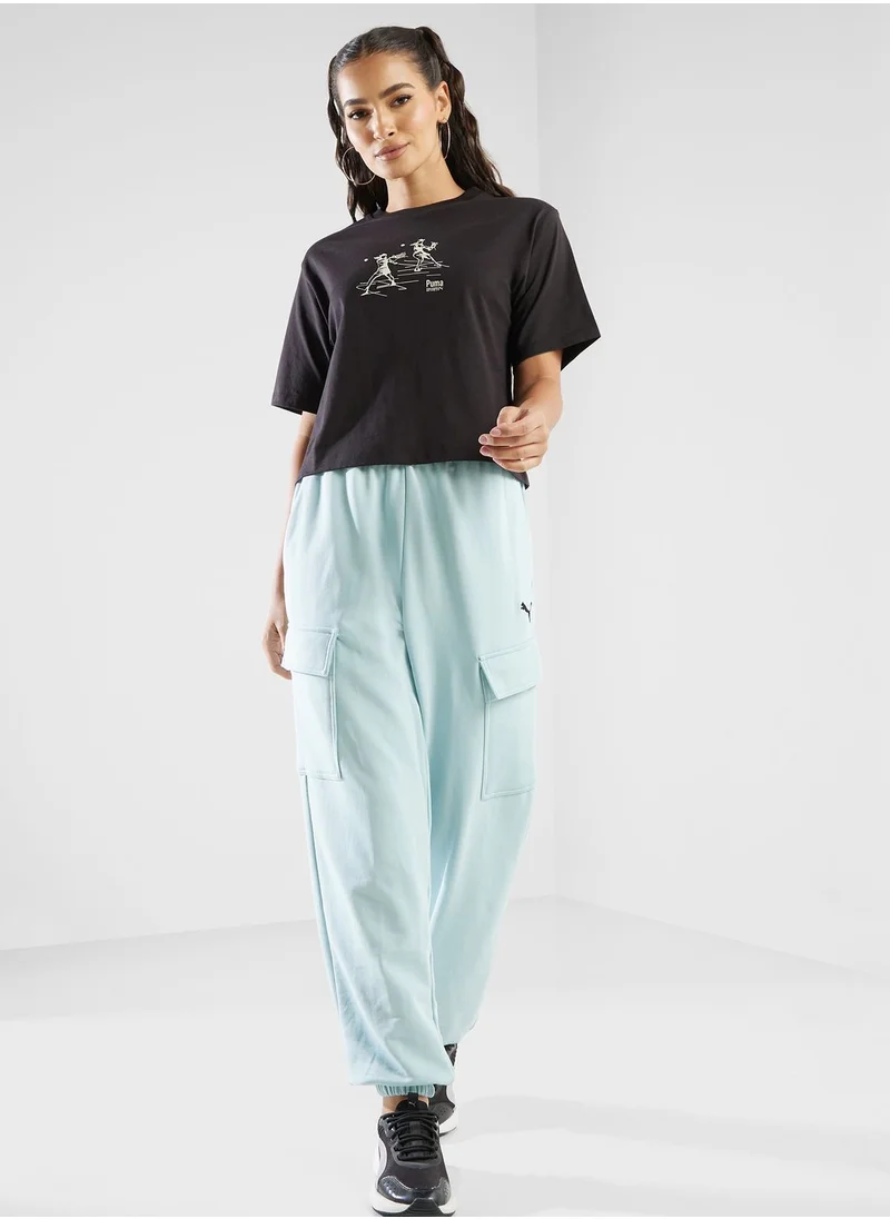 PUMA Dare To Relaxed Cargo Sweatpants