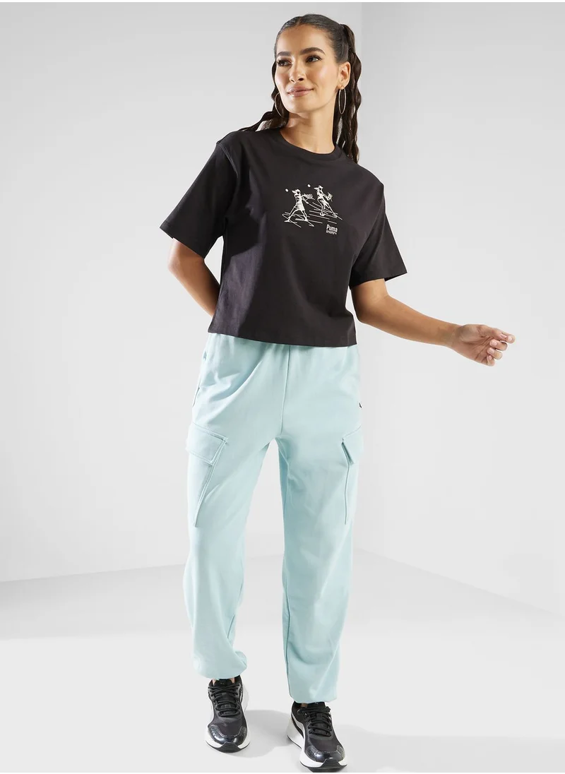 PUMA Dare To Relaxed Cargo Sweatpants