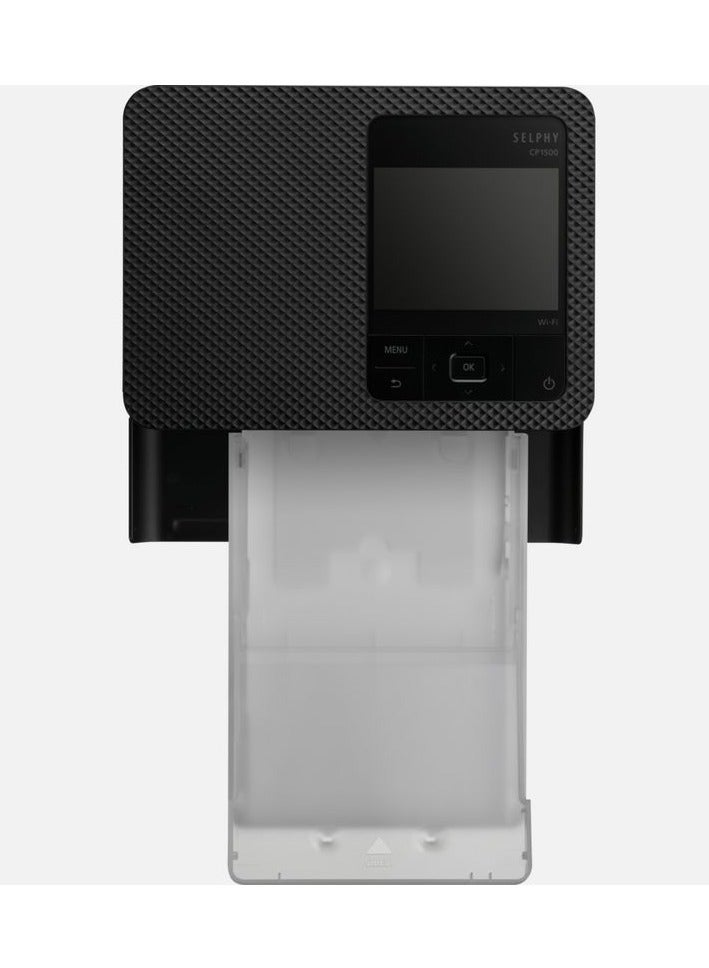 SELPHY CP1500 Compact Portable Photo Printer Photos, Collages and Stickers | Wi-Fi & Direct printing | Smart Devices,  Computers, Cameras, SD Card and USB-C Flash Drives (Upgraded CP1300 Model) BLACK  - Image 3