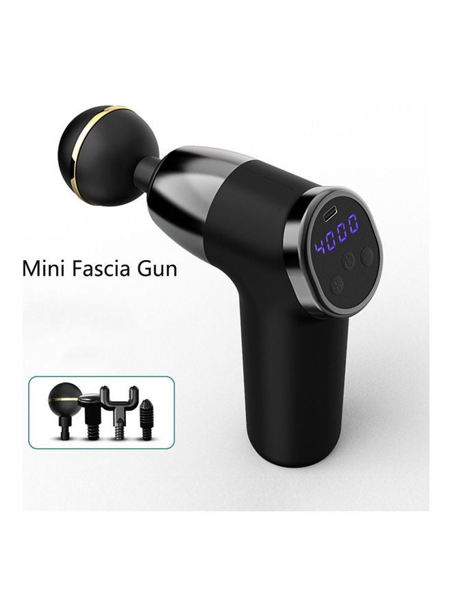 Loquat USB Charge Mini Electric Fascia Muscle Massage Gun With LCD Display Pain Therapy For Body Relaxation - Image 1