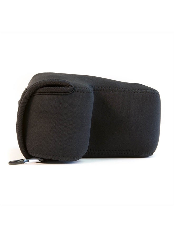 MegaGear MG088 Nikon D3500, D3300, D3400, D5100, D5200, D5300, D5500, D5600 (18-55 mm) Ultra Light Neoprene Camera Case, Black insade Yellow, PU Leather - Image 2