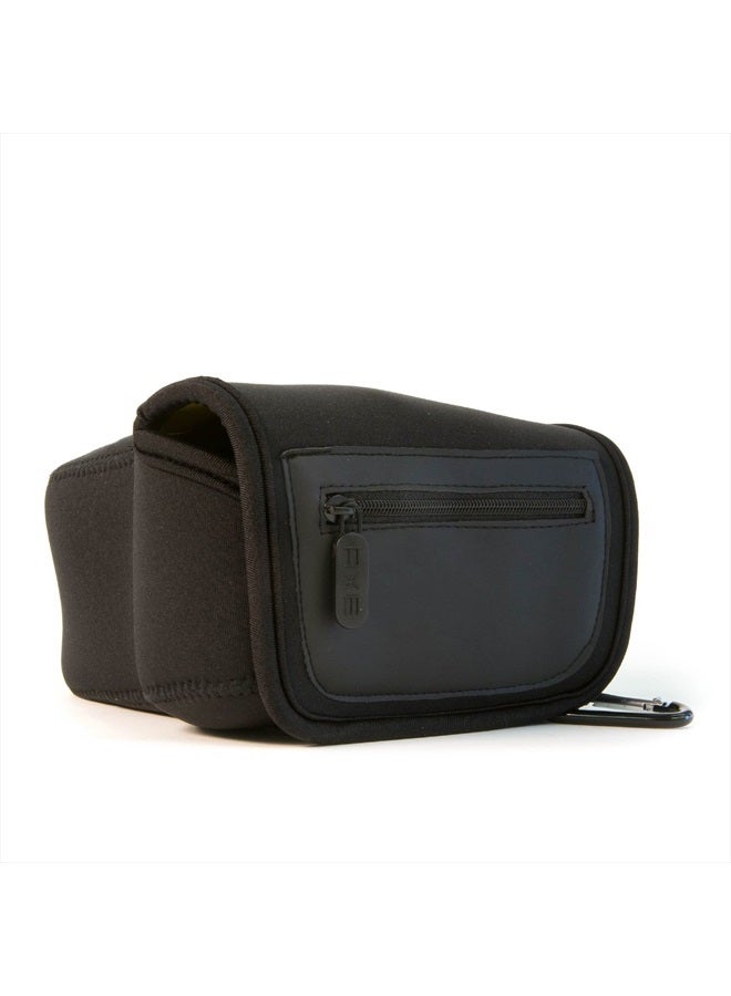 MegaGear MG088 Nikon D3500, D3300, D3400, D5100, D5200, D5300, D5500, D5600 (18-55 mm) Ultra Light Neoprene Camera Case, Black insade Yellow, PU Leather - Image 3