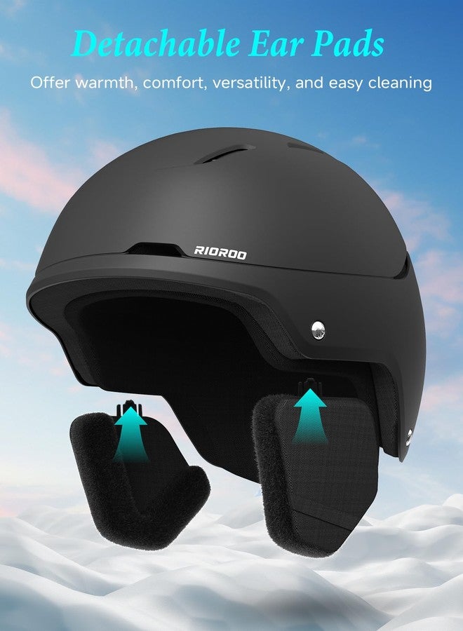 RIOROO Ski Helmet for Women Men, Safety Certified Snowboard Helmet with Shockproof ABS Hard Shell for Adults & Youth - Image 4