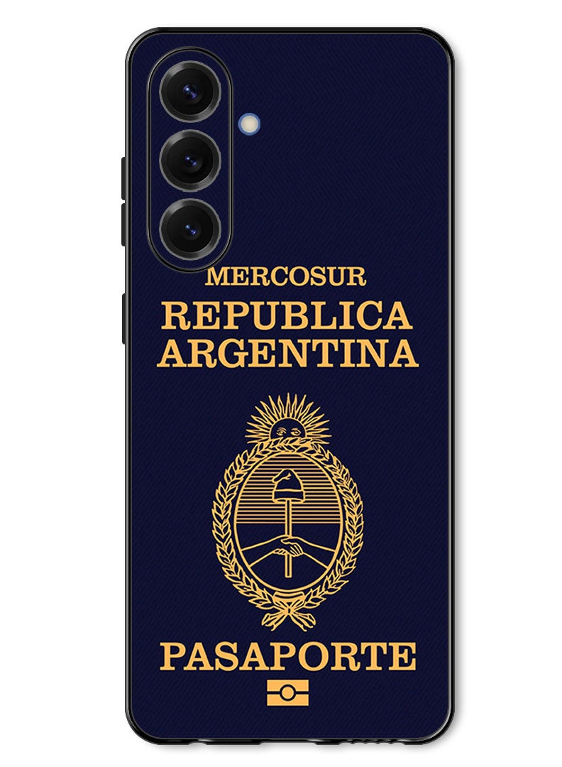 Theodor Case Compatible with Samsung Galaxy A57 Protection Shockproof Bumper Cover Argentina Passport - Image 1