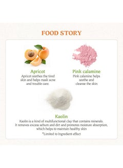 SKIN FOOD since 1957 SKINFOOD Mask Apricot Trouble Care 120g - Facial Pore Clearing and Body Skin Soothing - Wash Off Face Masks, Clear & Smooth Skin - Shower-Proof Texture (4.23 oz)  - Image 5