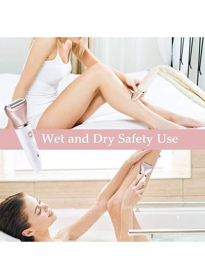 Generic Electric Razor for Women Painless 2 In 1 Ladies Shaver Face Leg and Underarm Epilator Rechargeable Wet and Dry Cordless Ladies Shaver - Image 5