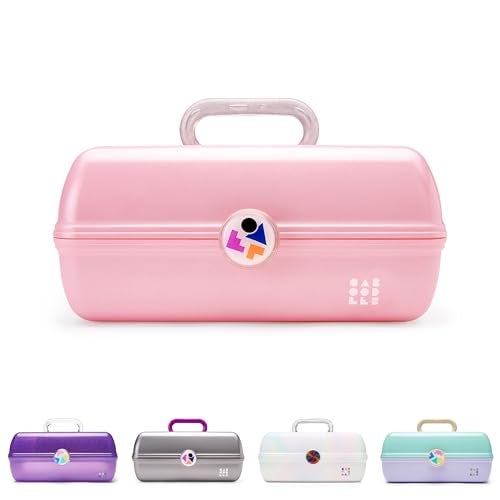 Caboodles Twilight Disco - On-the-go Girl Costmetic Organizer Make-up & Accessory Carry Case, Pink Sparkle - Image 1