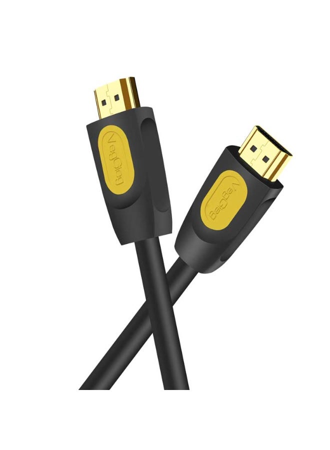 فيج جيج كابل VegGieg 4K HDMI 2.0 UHD (نحاس خالٍ من الأكسجين) - 18 جيجابت في الثانية، 4K بتردد 60 هرتز، HDR، ARC، ثلاثي الأبعاد، HDCP 2.2 أسود، 3 متر - Image 2