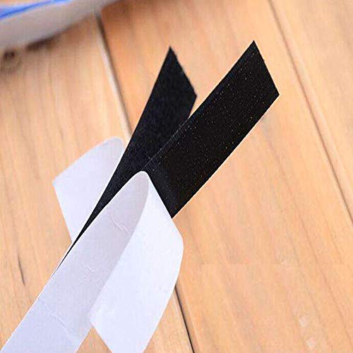 OBTANIM 1.5 Inch Wide Adhesive Black Hook and Loop Tape, 5.4 Yards Heavy Duty Sticky Back Fastener (Black) - Image 4