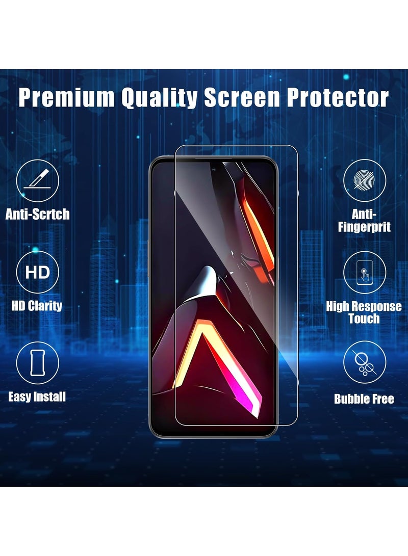 【2 Pack】 Screen Protector Compatible ZTE Nubia Neo 3 Tempered Glass, Hardness 9H HD Scratch Resistant Tempered Glass No Bubbles - Image 2