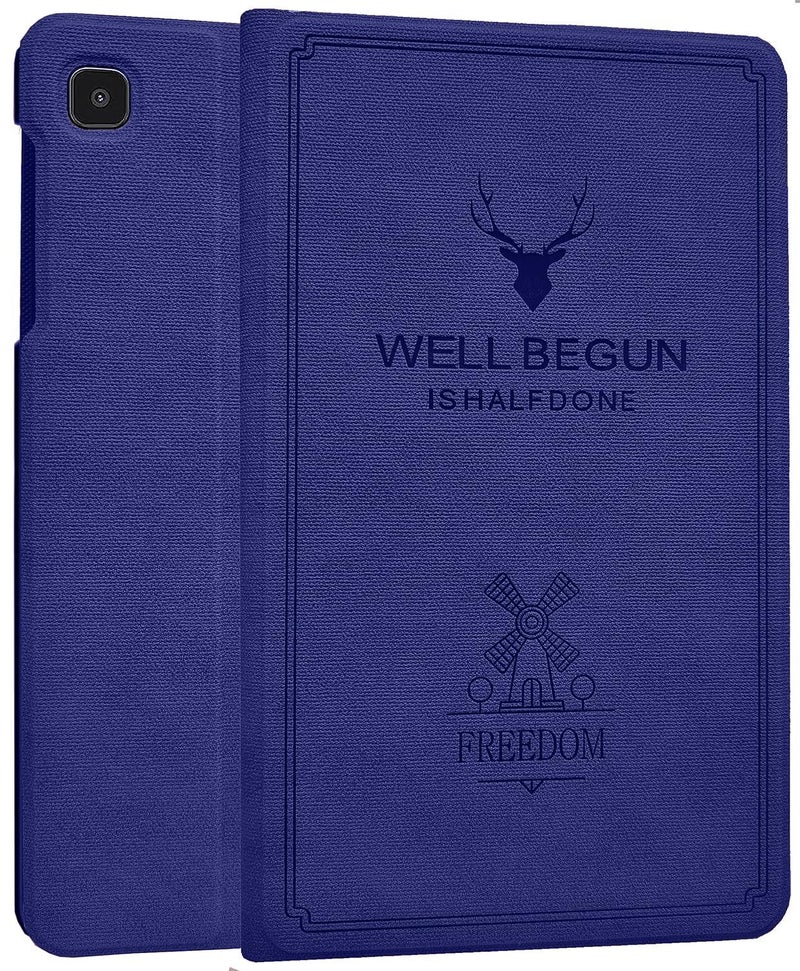ProElite Deer Flip case Cover for Samsung Galaxy Tab A7 Lite 8.7" SM-T220/T225, Dark Blue - Image 1