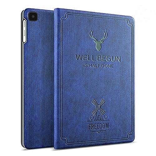 ProElite Deer Flip case Cover for Samsung Galaxy Tab A7 Lite 8.7" SM-T220/T225, Dark Blue - Image 2
