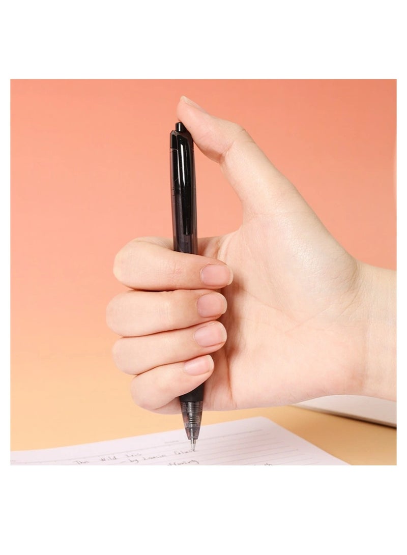 Deli 12-Piece Lineum Ballpoint Pen 0.7mm Tip Black Ink - Image 2