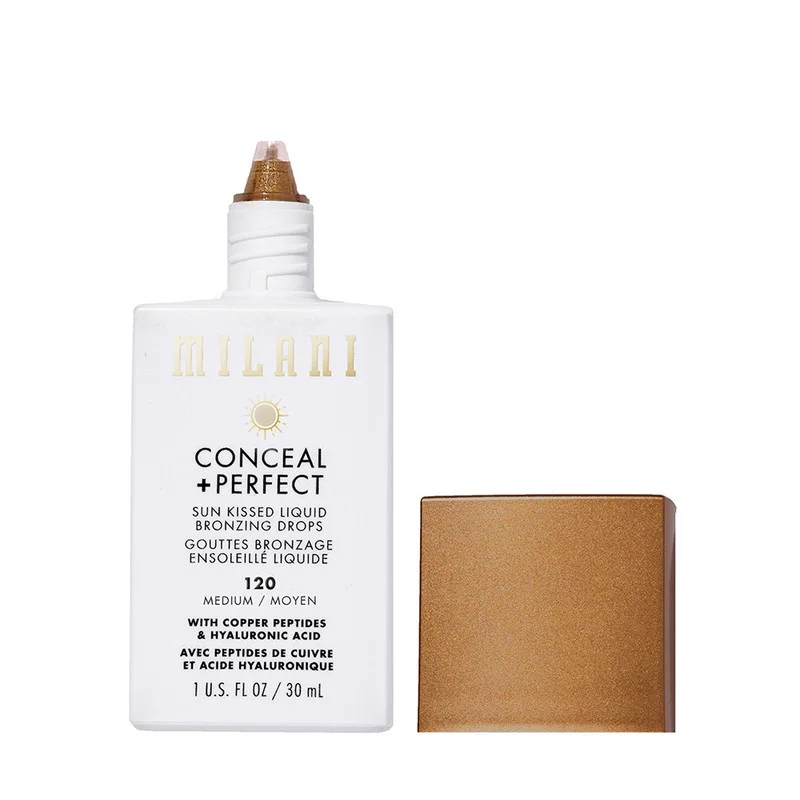 Milani Milani Conceal + Perfect Sun Kissed Liquid Bronzing Drops 120 Medium
