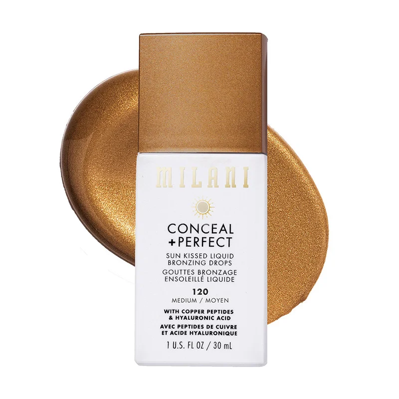 Milani Milani Conceal + Perfect Sun Kissed Liquid Bronzing Drops 120 Medium
