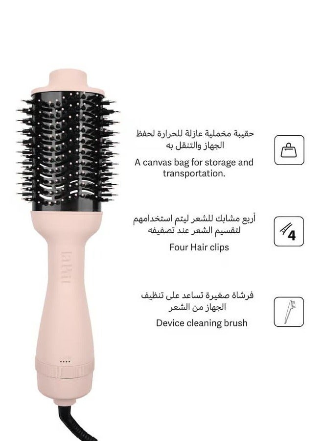 لابتيت فرشاة لابتيت لون وردي- فرشاة الشعر الحرارية - Image 2