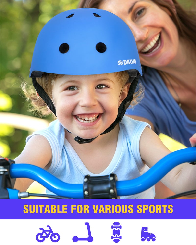 DKONI Kids Bike Helmet, Adjustable and Multi-Sport, from Toddler to Youth, 3 Sizes - Image 3