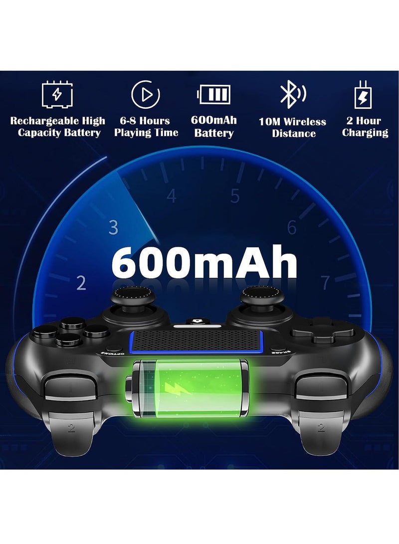 لوحة ألعاب لاسلكية زرقاء مع استجابة حركية صوت مؤشر مؤشر مصغر قابل لإعادة الشحن مقبض مانع للانزلاق - Image 4