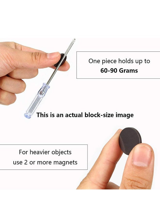 150 Pcs Round Magnets with Adhesive Backing Flexible Self Adhesive Magnets for Crafts Small Sticky Magnetic Dots for Hanging Light Objects DIY School Office Home - Image 2