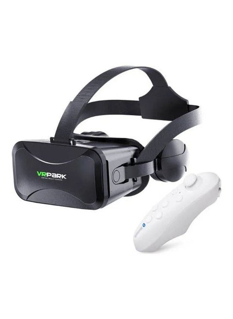 Virtual Reality 3D Glasses with Controller Black/White