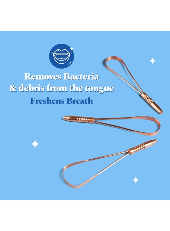 Perfora Teeth Whitening Combo | Enamel-Safe & Sensitivity-Free Oral Care Formula | For Fresh Breath & Bacteria Removal | Purple Toothpaste-75gm, Copper Tongue Cleaner, Manual Toothbrush-Pack of 2 - Image 3