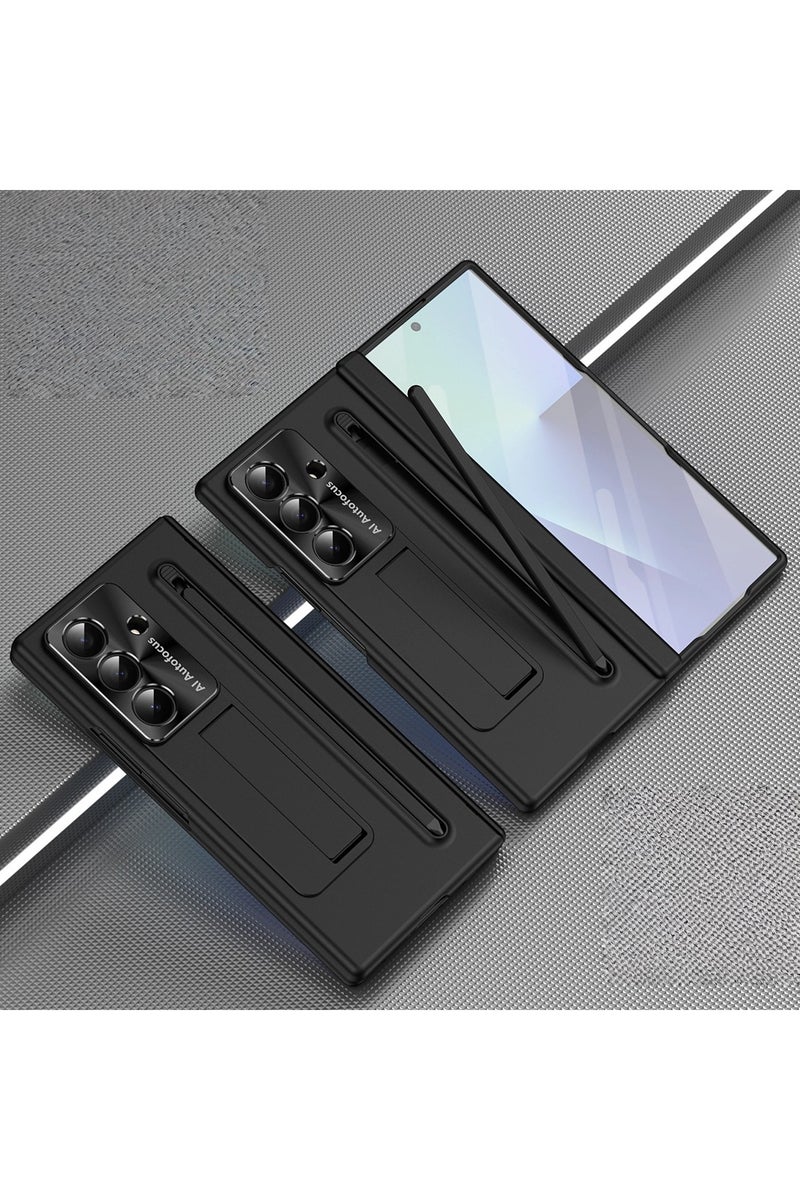 general Compatible with Samsung Z Fold 7 phone case with pen slot, integrated case and screen protector, full-coverage drop protection case, comprehensive protection.