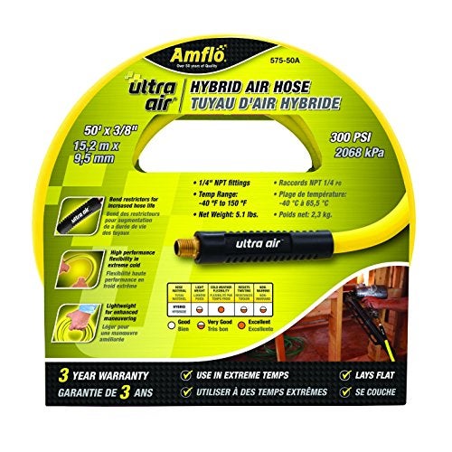 Amflo 575-50A 3/8" x 50' Ultra Air Hybrid Air Hose - Image 2
