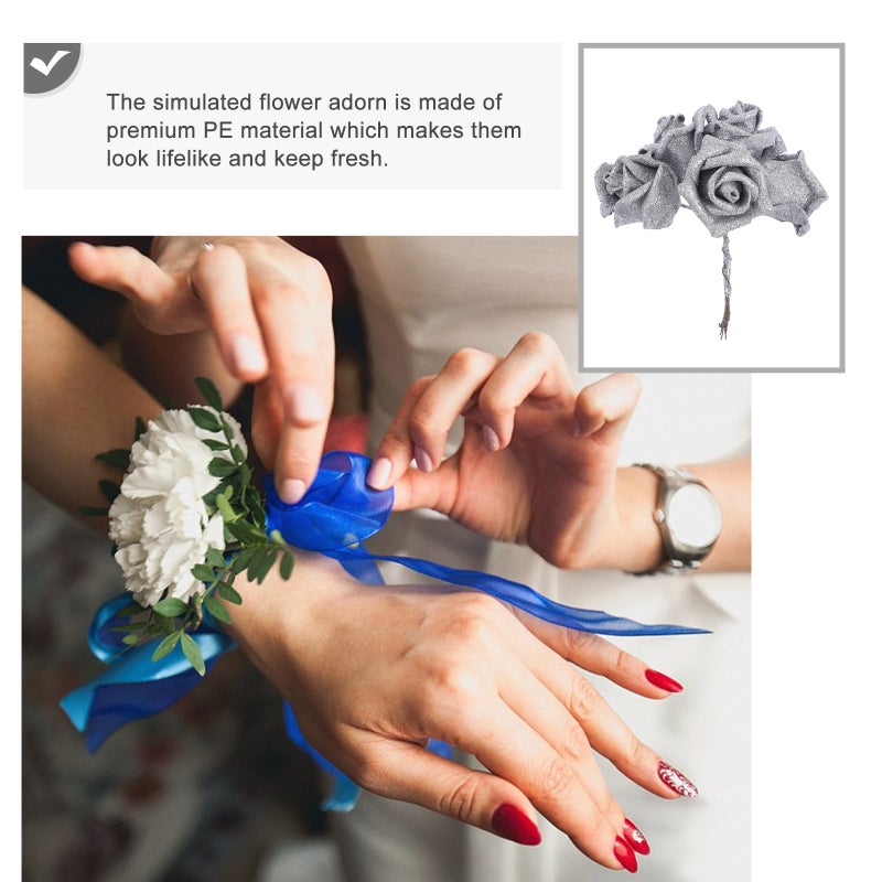 50 Pcs Simulated Flower Flower Artificial Flower Props Wedding Flower Decor - Image 4