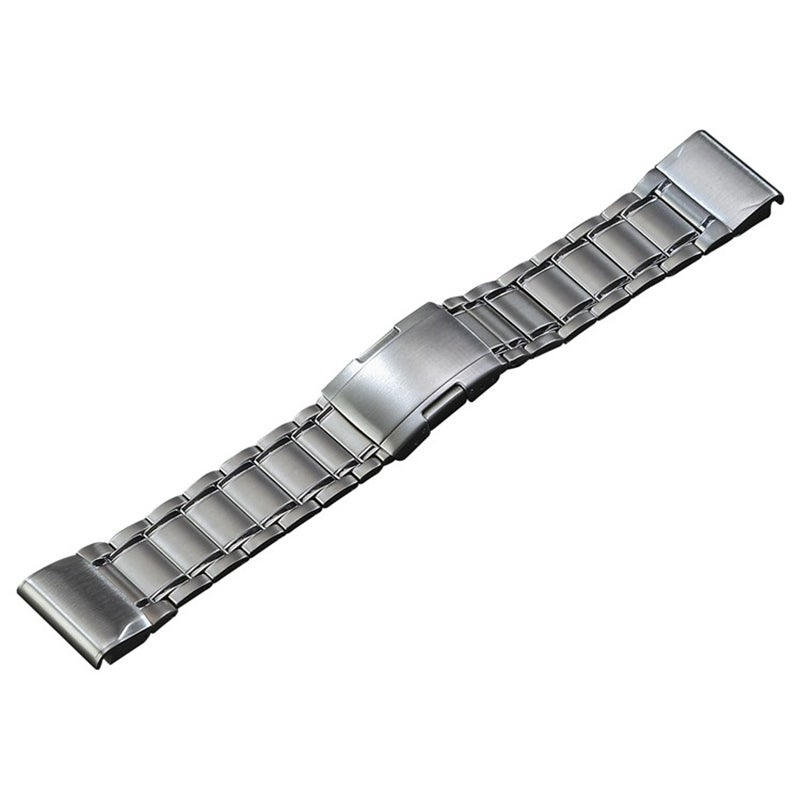 S-TOP For Garmin Forerunner 965/955/945/935 22mm Quick Release Five Bead Titanium Steel Watch Band(Silver) - Image 1
