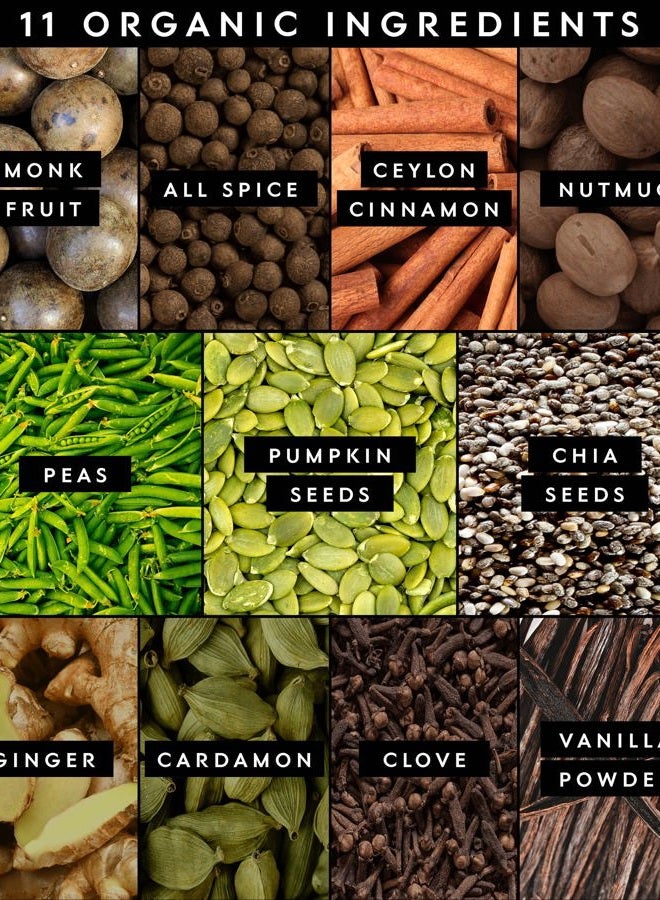 Truvani Vegan Pea Protein Powder | Vanilla Chai | 20g Organic Plant Based Protein | 20 Servings | Keto | Gluten & Dairy Free | Low Carb | No Added Sugar - Image 4