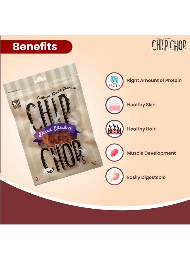 تريكسي مكافآت الكلاب من بريميو، لفائف السمك والدجاج، 75 جرامًا وعبوتان من قطع رقائق البطاطس، مكافآت الكلاب من الدجاج المقطع، 70 جرامًا - مناسبة لجميع سلالات الكلاب - Image 5