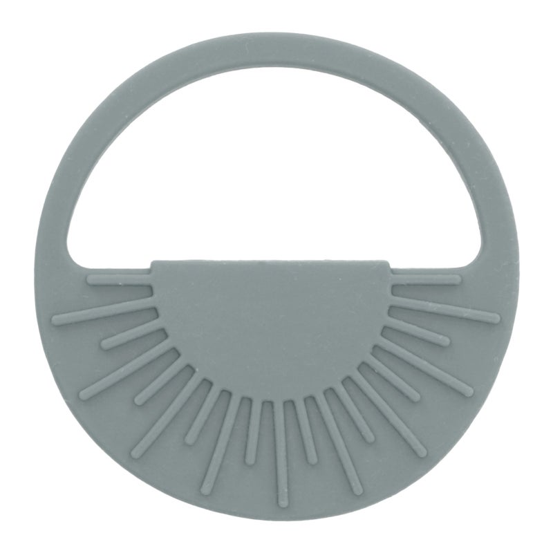 Baby Silicone Teether Toy Safe Semi Circular Sun Easy To Hold Infant Molar Teether for Infant002 ArmyGreen - Image 3