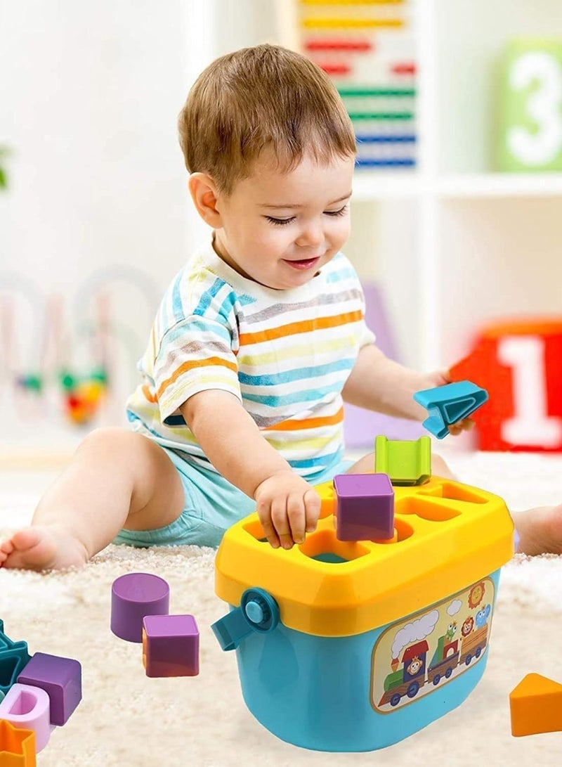 Generic Shape Sorter Toy with ABC Letters for Toddlers – Colorful Sorting Box with Handle – Educational Fine Motor Skills Toy for Baby Boys & Girls Ages 12 Months+ - Image 2