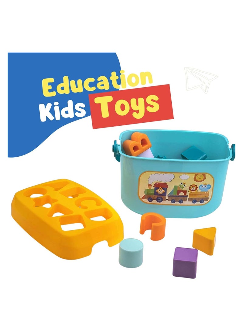 Generic Shape Sorter Toy with ABC Letters for Toddlers – Colorful Sorting Box with Handle – Educational Fine Motor Skills Toy for Baby Boys & Girls Ages 12 Months+ - Image 3